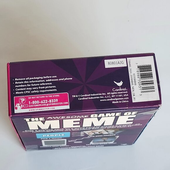 Cardinal Games The Awesome Game of Meme Card Game - Ages 14+ | 3-6 players - Picture 3 of 7